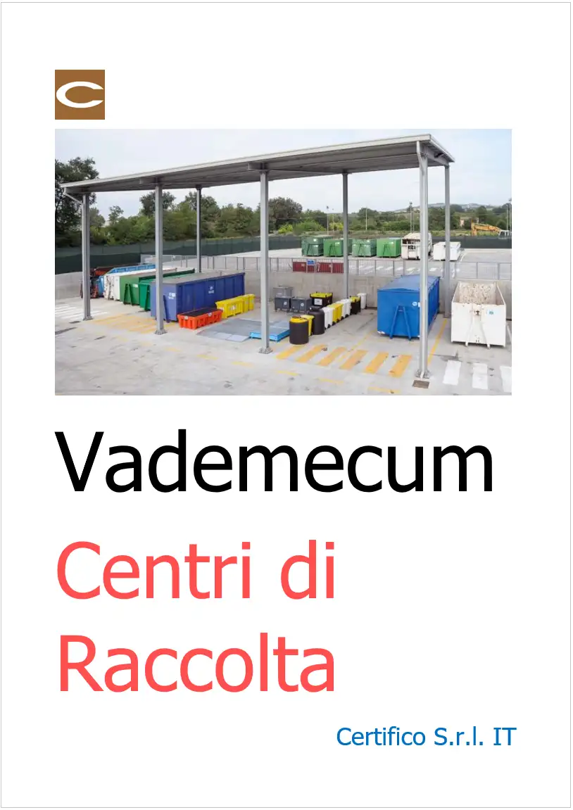 Vademecum Centri di Raccolta